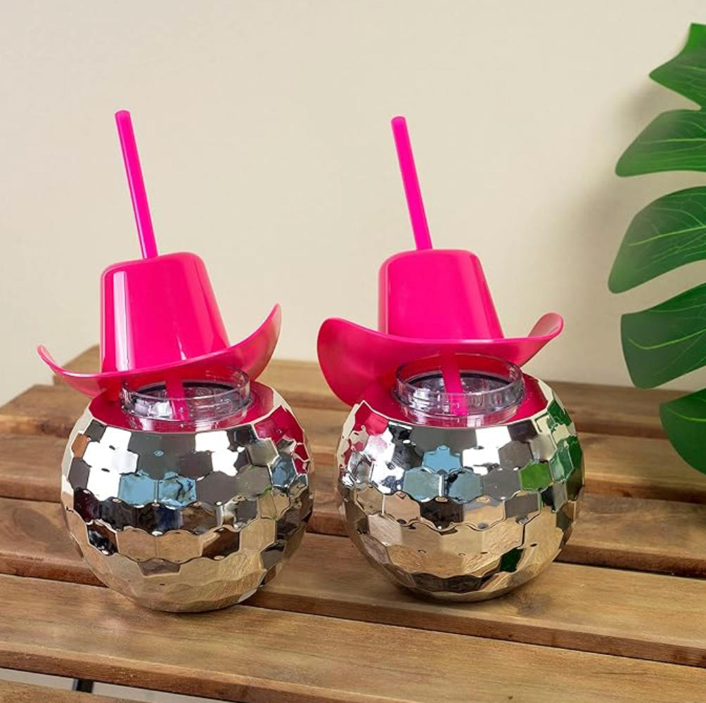 Cowgirl Disco Ball Cup