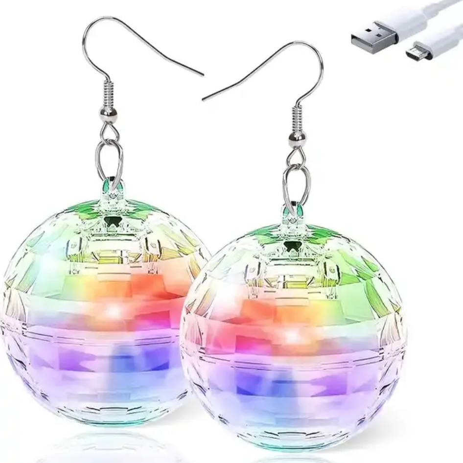 LED Disco Earrings